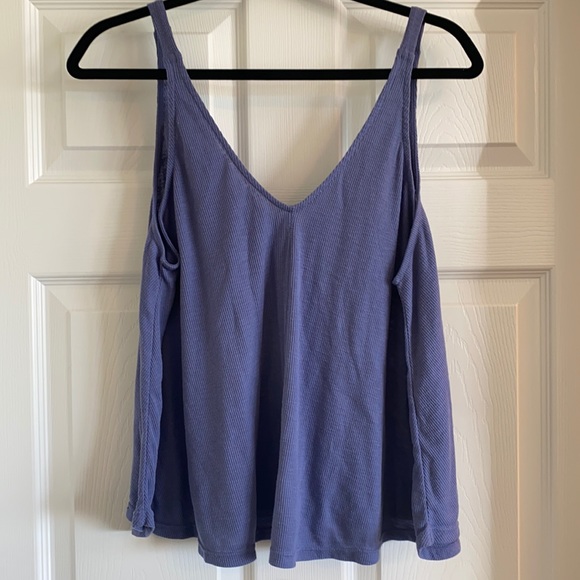 Free People Purple Tank Top - Picture 1 of 5